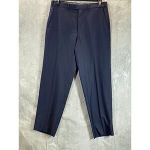 FELLINI UOMO Men's Navy Straight-Leg Suit Pants 36R